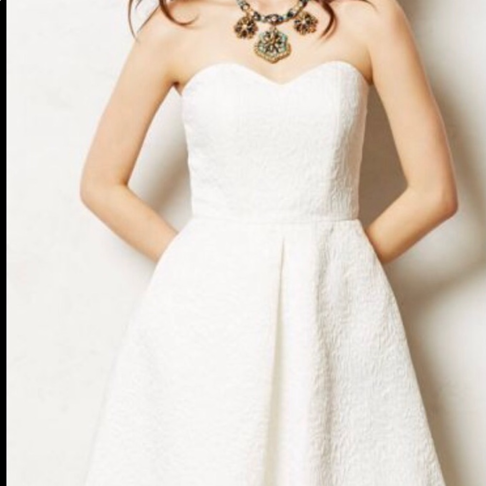 Anthropologie Snow Meadow dress